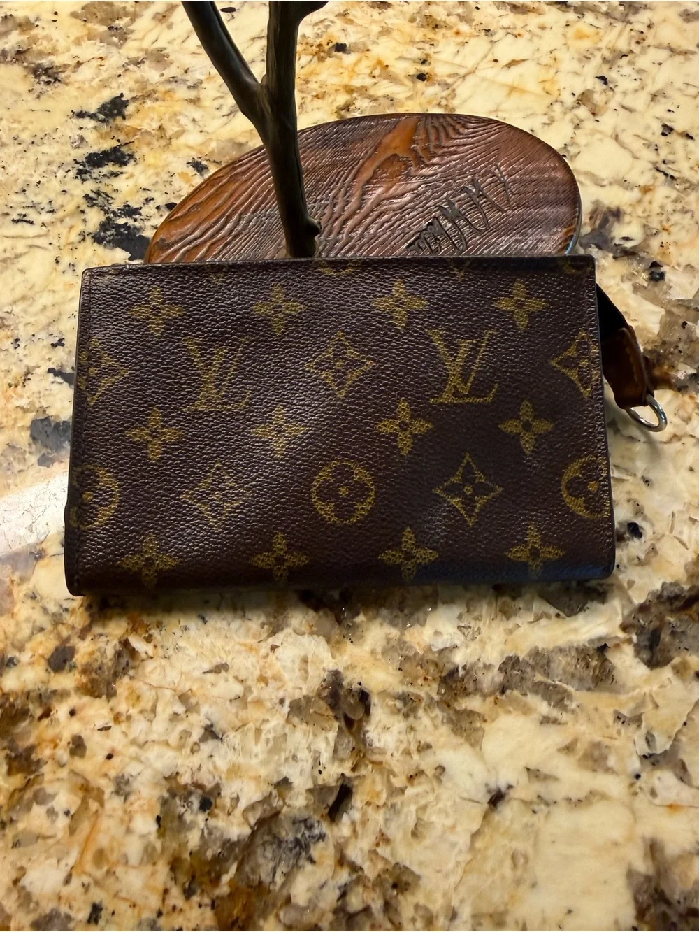 Louis Vuitton Authentic Monogram Canvas Pouch early 2000s